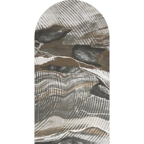 Papier peint arche Wave Lines en toile autocollante ou sur mesure