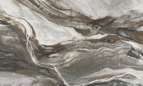 0120-1-RO-WAVE-LINES_web-mockup-1.jpg Papier peint Wavy Lines gris brun avec motif ondulé