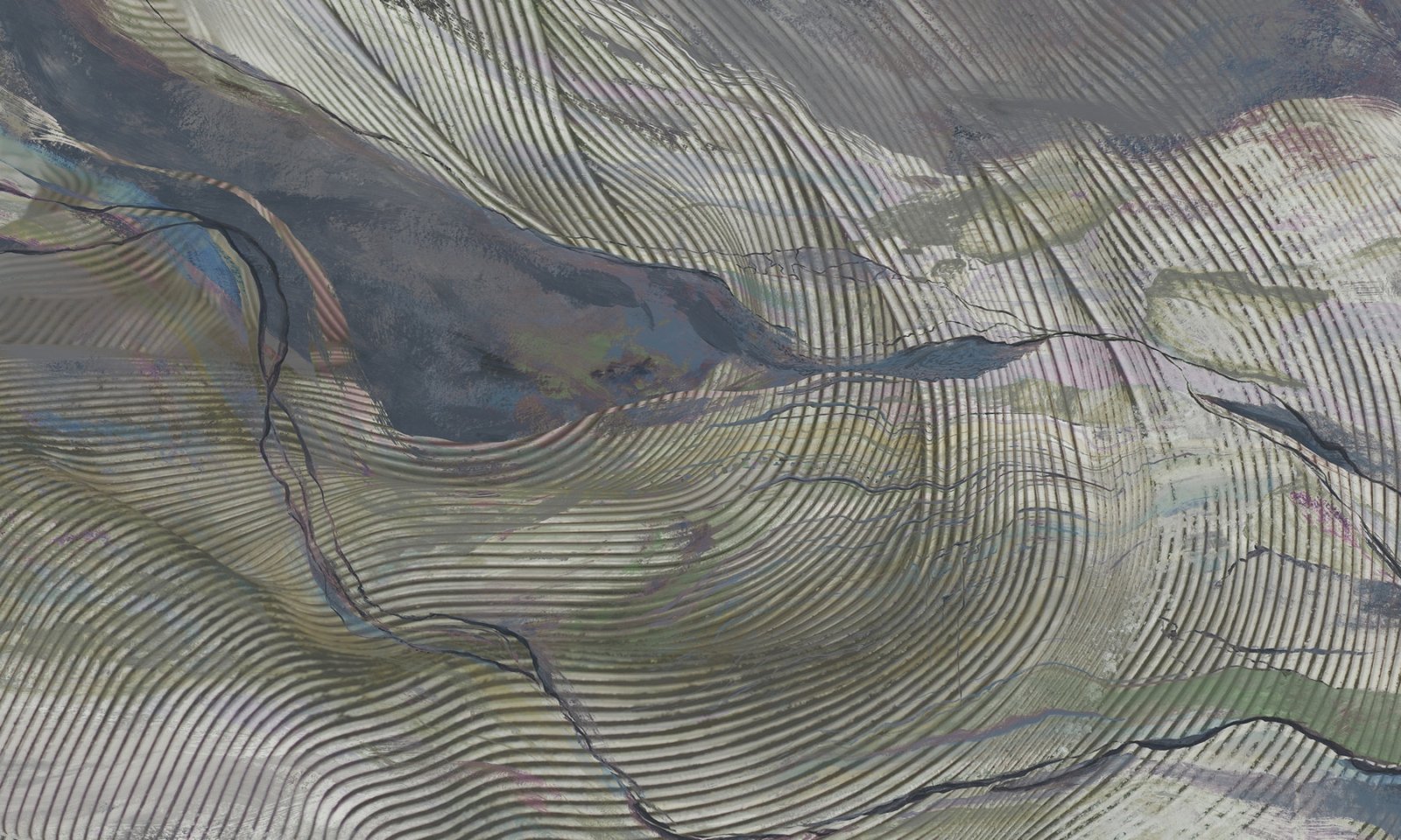 Papier peint Wavy Lines 2