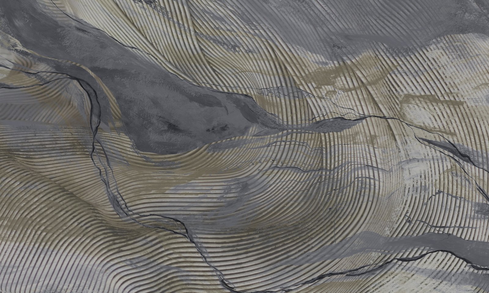 Papier peint Wavy Lines 3