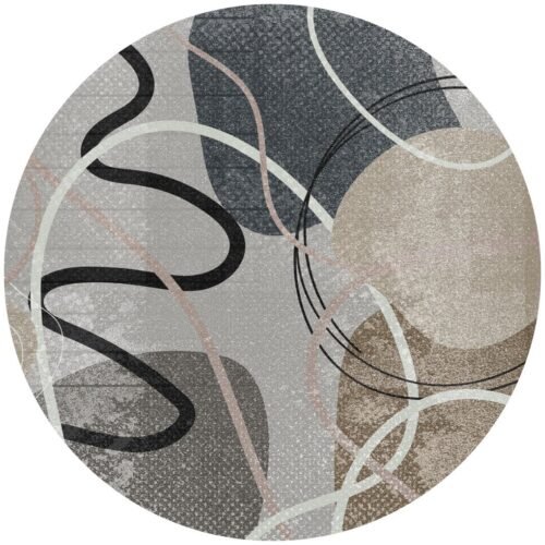 Papier peint cercle Fade Signal, motifs circulaires dégradés, 3 tailles disponibles