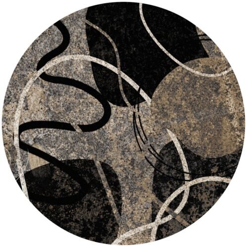 Papier peint cercle Fade Signal 2, motif dégradé circulaire