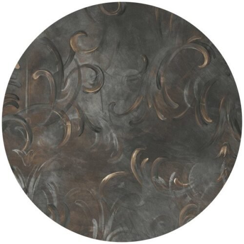 Cercle décoratif papier peint Old Ornaments 4, motif ornemental classique