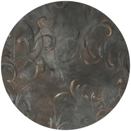 Papier peint cercle Old Ornaments 4, motif décoratif géométrique ancien