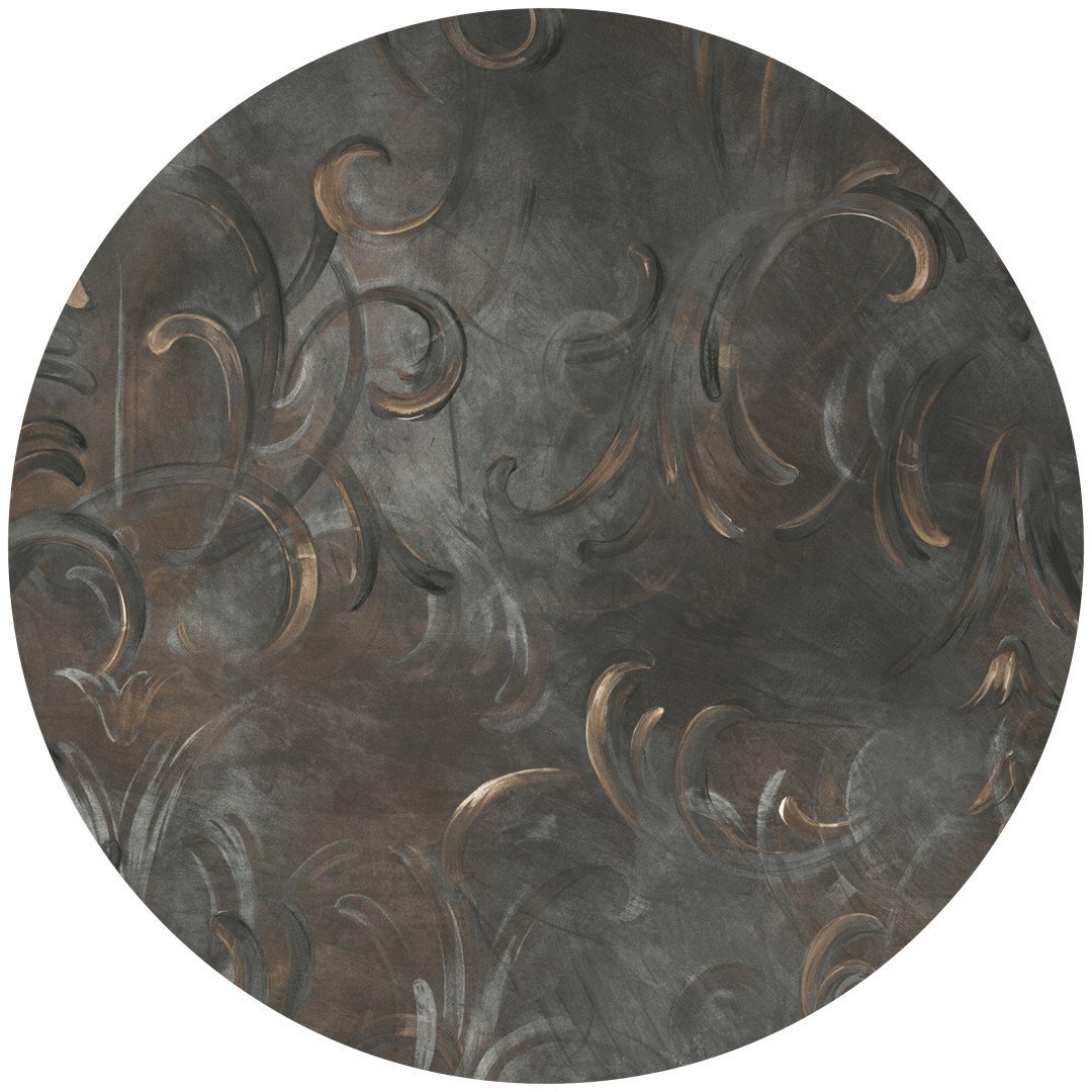 Papier peint cercle Old Ornaments 4