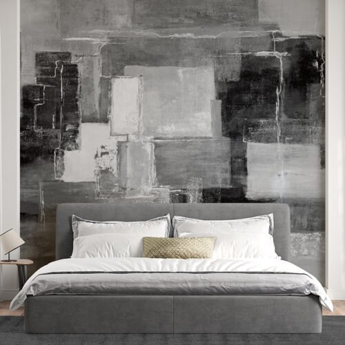 Papier peint Memory Frame 4 en noir et blanc