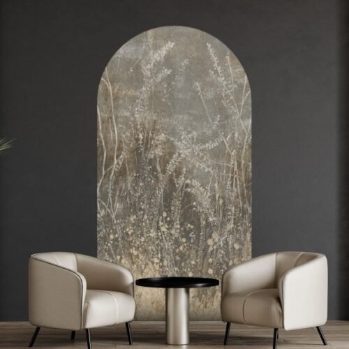 Papier peint arche Golden Reeds en toile autocollante ou sur mesure