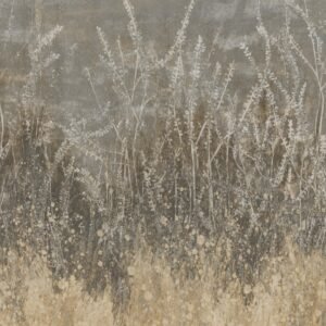 Papier peint Golden Reeds aux tons brun et or