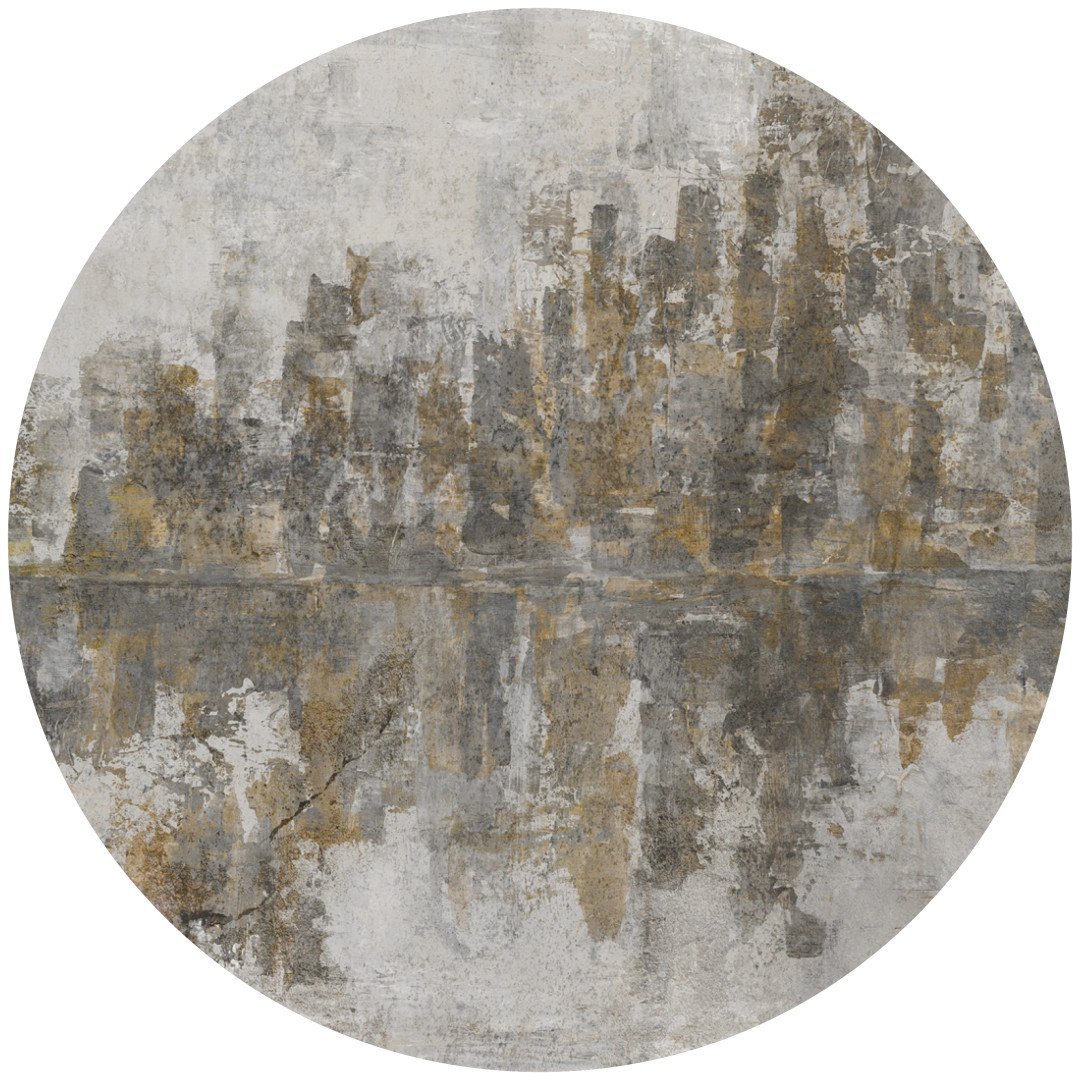 Papier peint cercle Urban Layer 4
