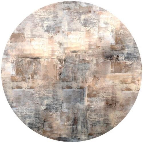 Papier peint cercle Canvas District, motif géométrique moderne