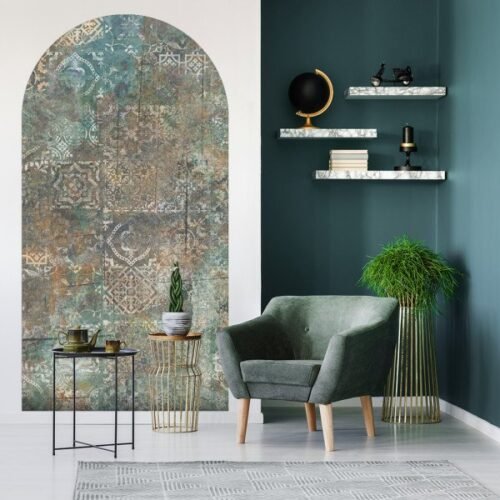 Papier peint mural arche Mosaic Dream en toile autocollant