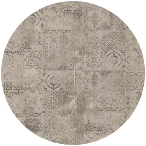 Papier peint cercle Mosaic Dream 3, motif géométrique coloré