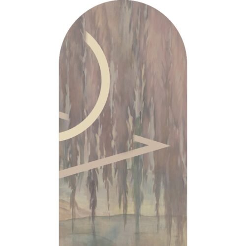 Papier peint mural arche Willow 5 en toile autocollante 130x250 cm