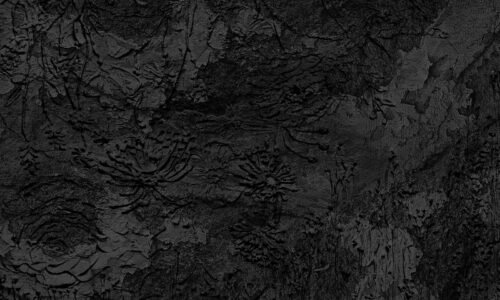 Papier peint Carbon Haze noir, motif nuageux, effet mat