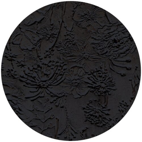 Papier peint cercle Carbon Haze 2, décoration murale autocollante ou traditionnelle