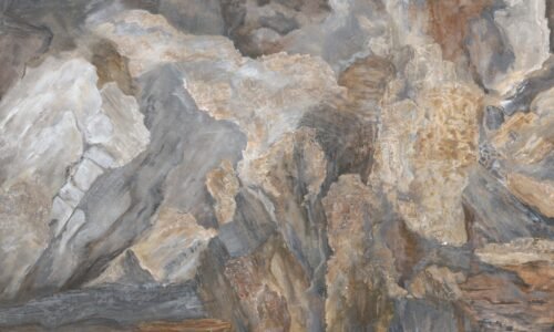 Papier peint Enchanted Rock avec motif rocheux naturel et teintes sable
