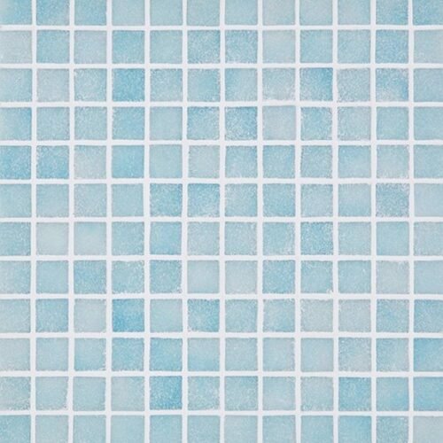 Carrelage verre récif antidérapant azur bleu R11 C pour sols et murs