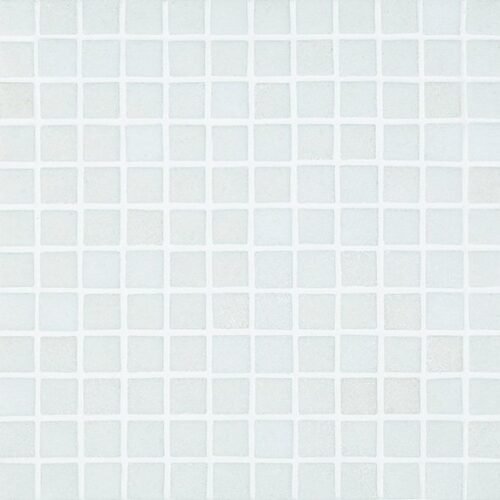 Carrelage verre massif blanc 31,5x31,5 cm antidérapant R11