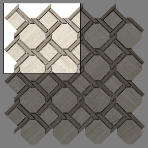 Échantillon Woodstone Grey Nodum pour carrelage mural