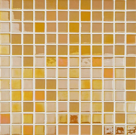 Carrelage en verre S Or — vue ambiance