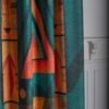 Rideau ABASEYA 150 cm x 325 cm en polyester imprimé, vue détaillée