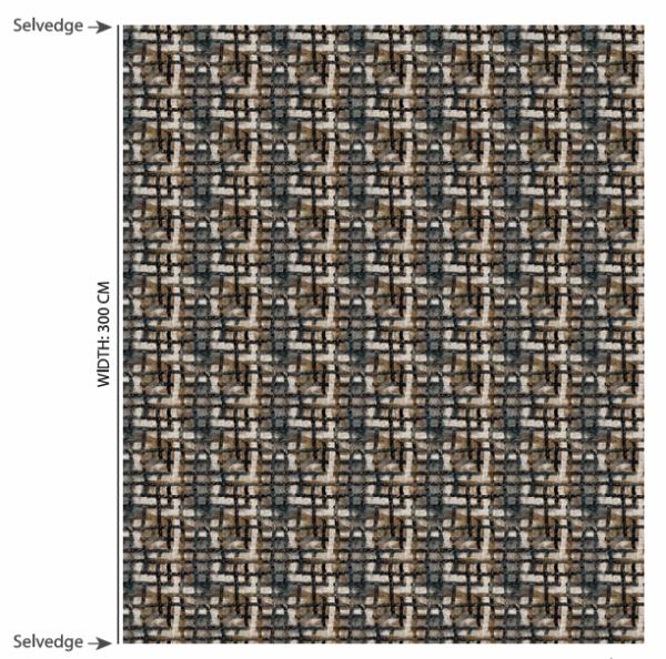 ALBANNERAPOR Rideau ALBANNE 100% PES 300 cm Collection Art vue détaillée
