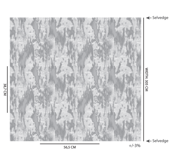 Rideau BAJADERO jacquard 100% PES 305 cm motif vertical