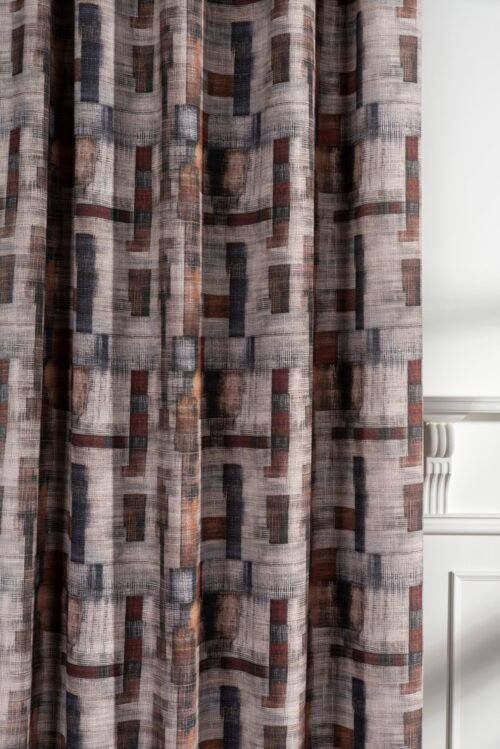 Rideau BUBBIO imprimé art 100% PES 300 cm, deuxième vue produit
