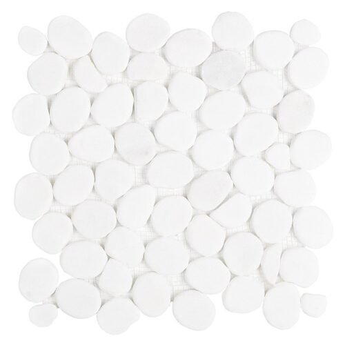 Carrelage marbre blanc Big Don mosaïque mate pour mur et sol