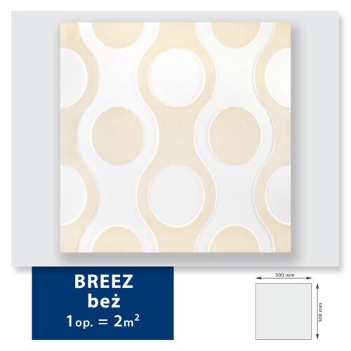 Panneau Décoratif Breez beige 54m² - 216 pièces