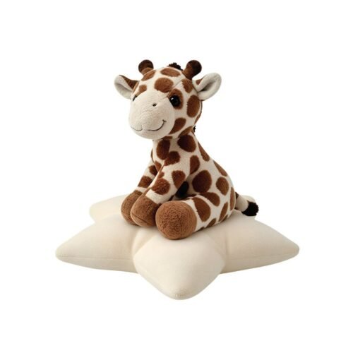 Papier peint autocollant représentant une girafe découpée aux contours précis