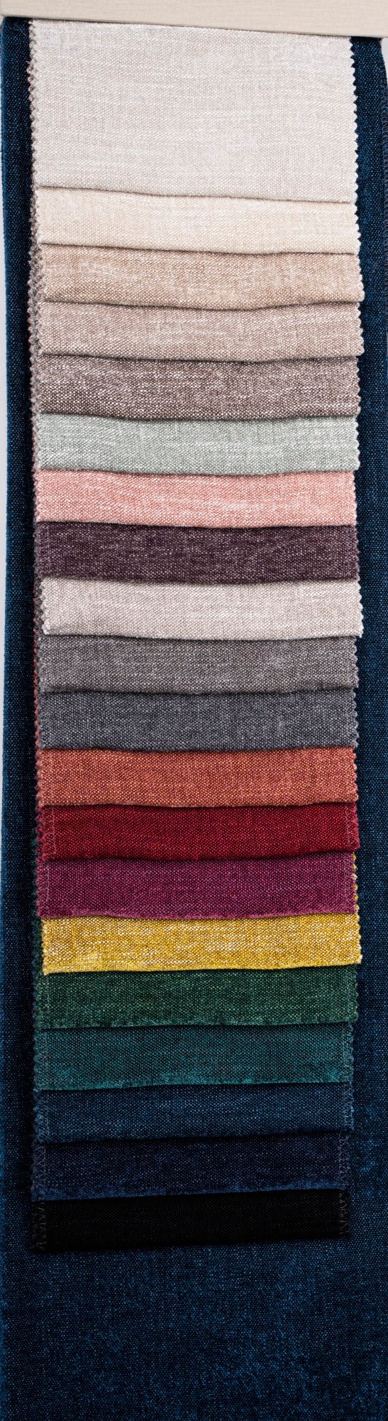 Rideau ROSALINDA Maestro uni plissé viscose polyester 300 cm