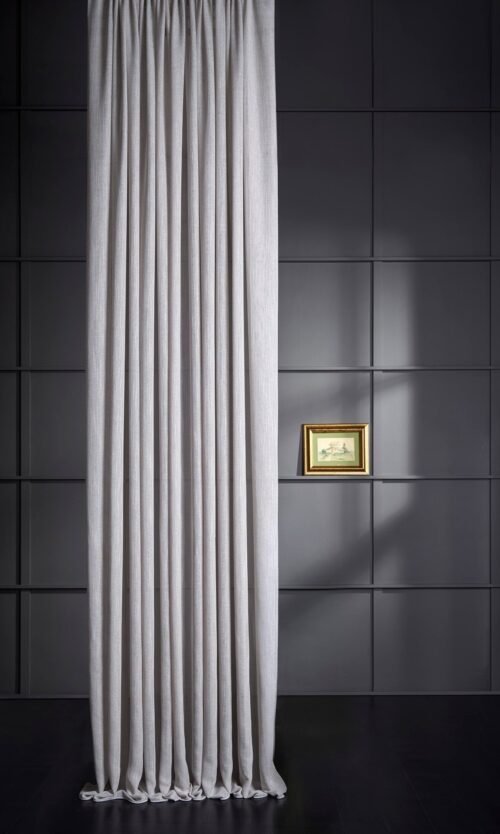 Rideau Cambridge 100% polyester 305 cm large sans motif