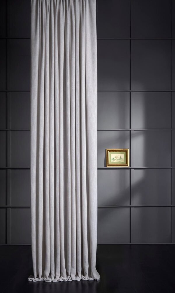 Rideau Cambridge 100% polyester 305 cm large sans motif