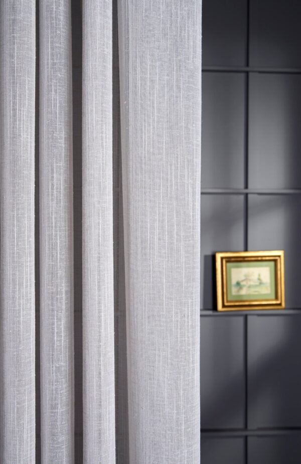 Rideau Cambridge 100% polyester 305 cm large sans motif