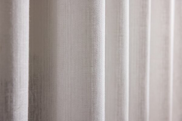CHARME_tlm-4475 Rideau Charme velours uni naturel 54% polyester 46% lin largeur 300 cm