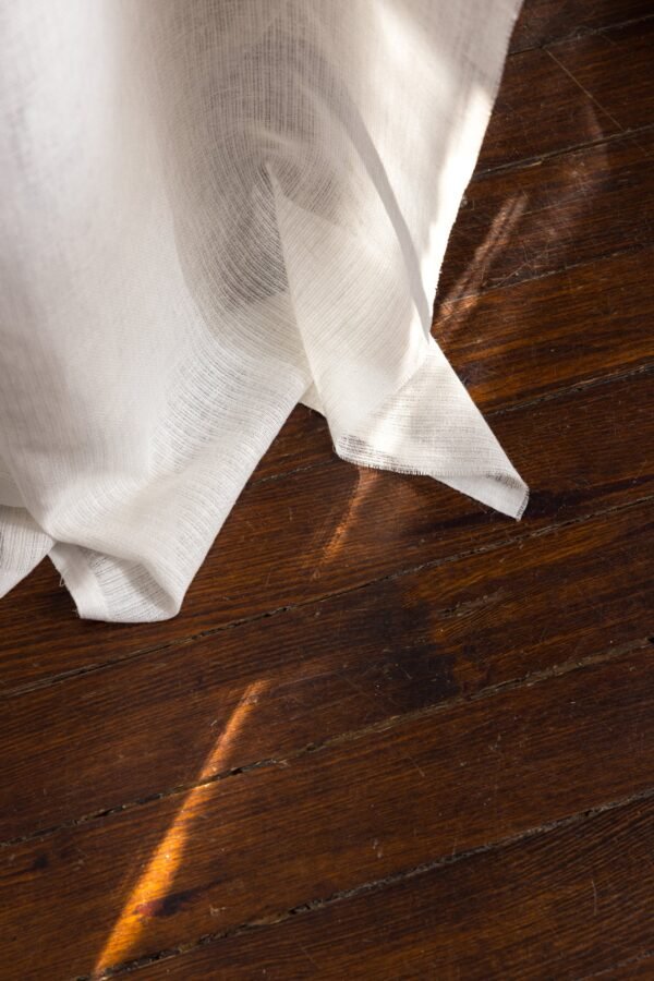 CHARME_tlm-4493 Rideau Charme velours uni 54% polyester 46% lin largeur 300 cm