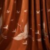 CRANETYAKIN Rideau CRANE brodé, 93% polyester, 290 cm, collection Maestro