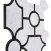 Mosaïque en marbre blanc de Carrara pour revêtements muraux et sols