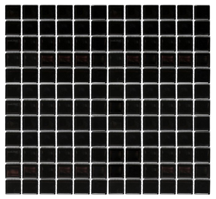 Mosaïque verre brillant Noir DD4 120