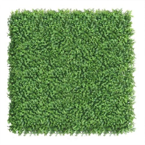 Mur végétal Tuja 50x50 cm panneau déco extérieur