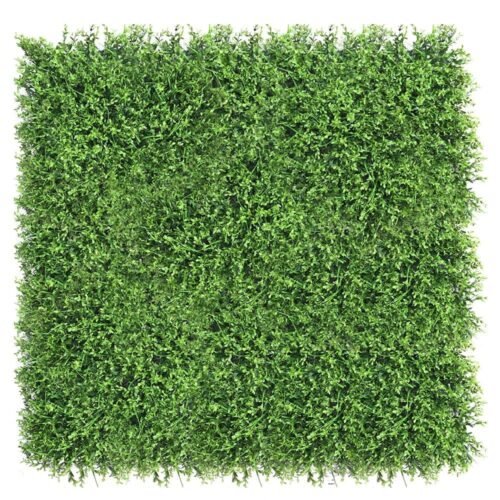 Mur végétal Jemioła 50x50 cm en position verticale sur mur blanc