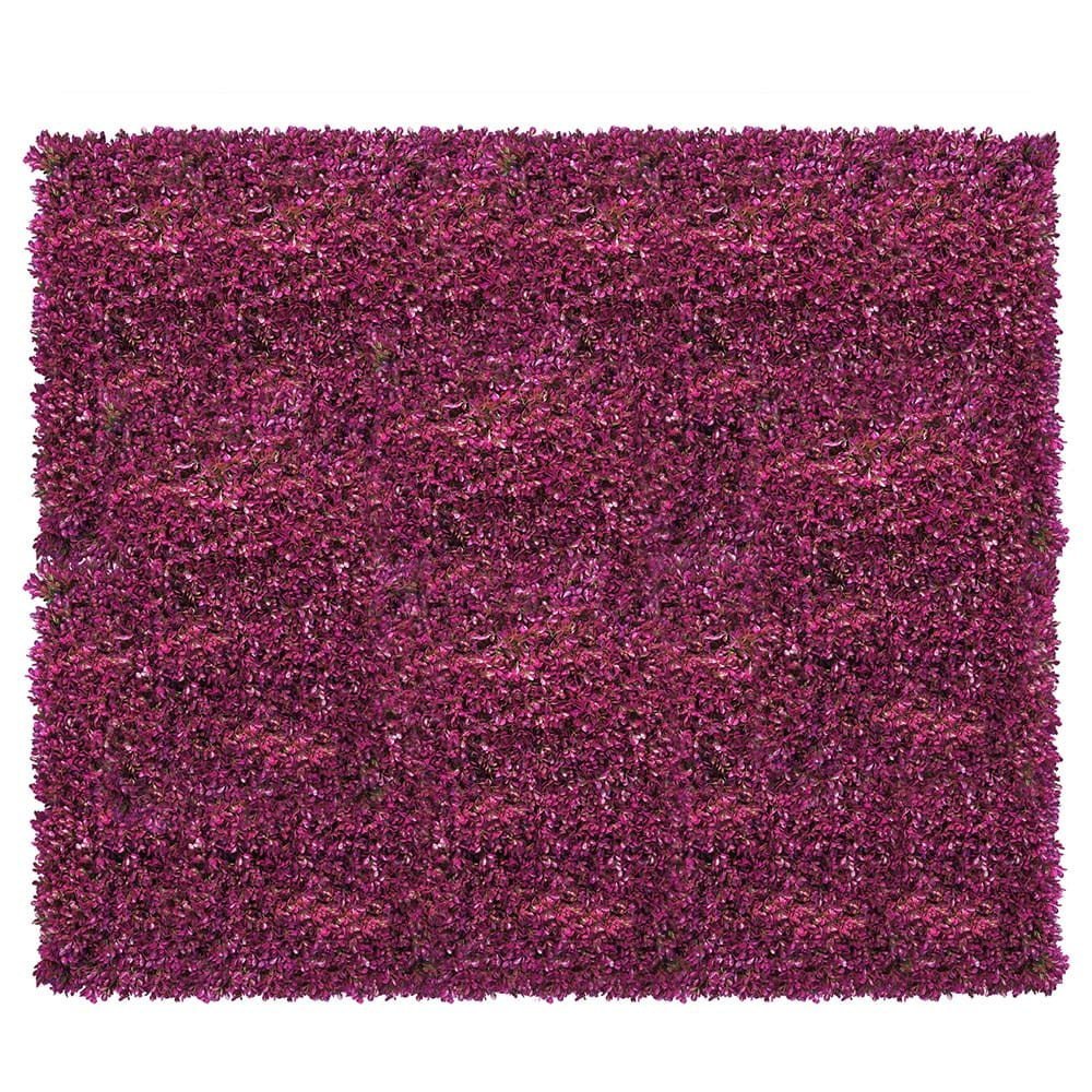 Mur végétal fuchsia rose 50x50 cm — vue ambiance