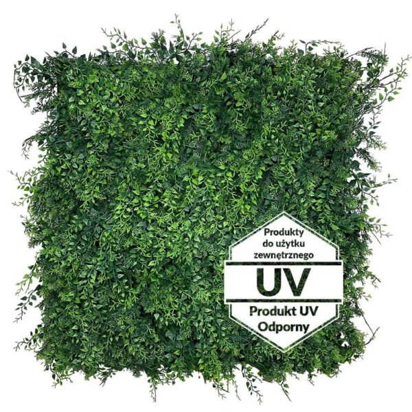 Tapis vert artificiel Znakocica UV 50x50 cm sur terrasse