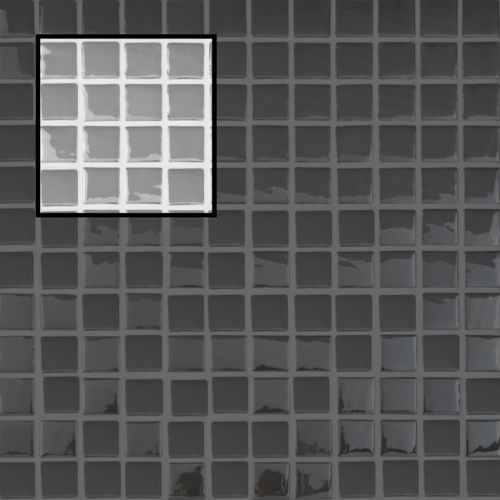 Carreau mosaïque platinium pour décoration murale