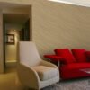 Panneau WS-01 3D en Polystar, imperméable et léger, pour déco murale intérieure