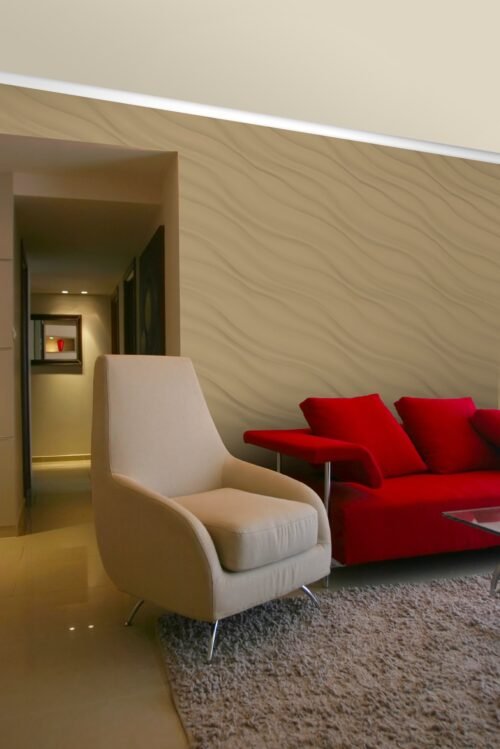 Panneau WS-01 3D en Polystar, imperméable et léger, pour déco murale intérieure