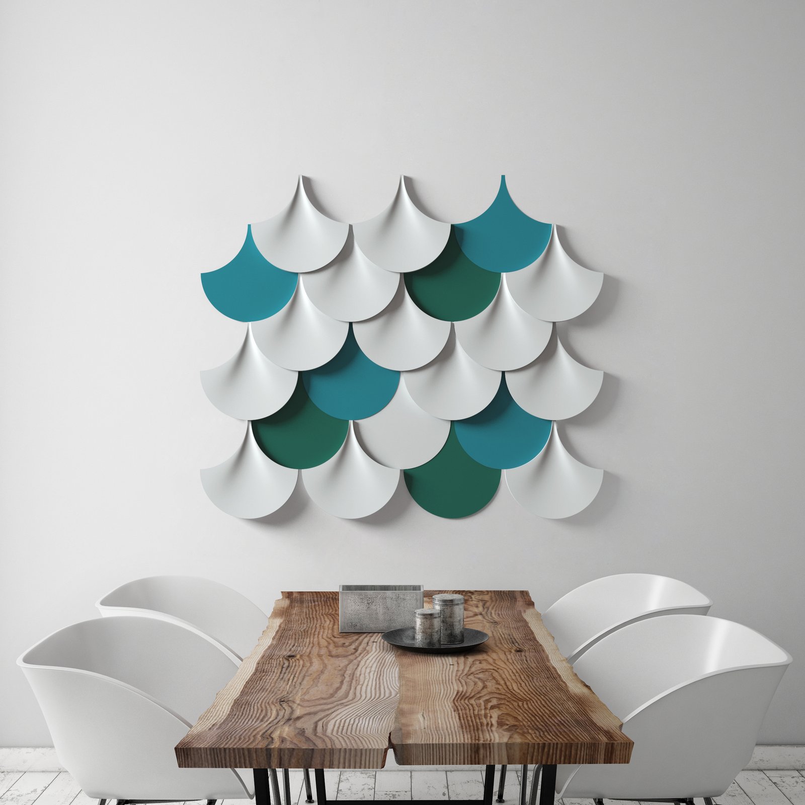 Échantillon panneau 3D Wallstar, profondeur sculptée