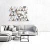 Panneau 3D Mini TR-Oak en Polystar, décoration murale moderne