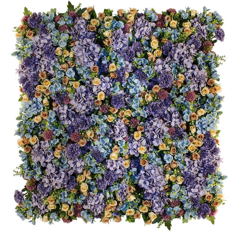Mur floral Fusion de fleurs — vue ambiance
